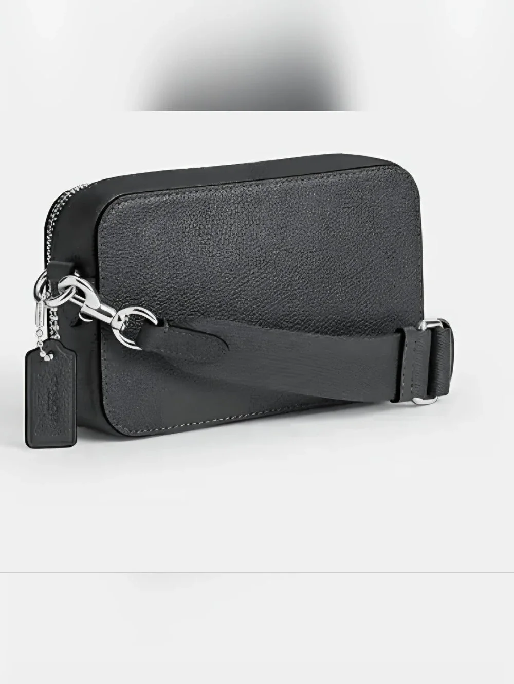 Coach Charter Slim Leather  Crossbody Bag And Hybrid Pouch With Embossed Logo